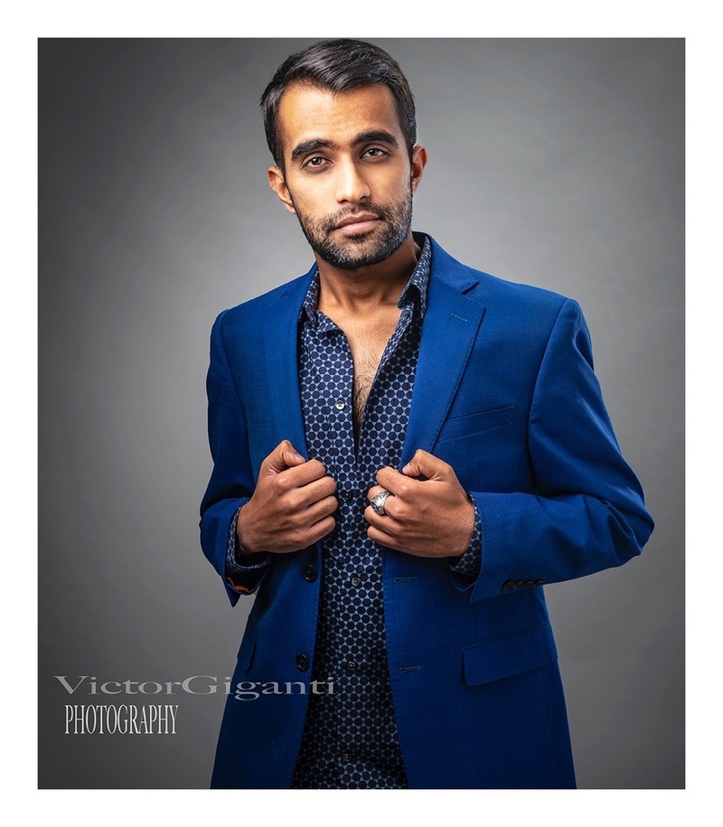Male model photo shoot of Rahim Chagani in New York