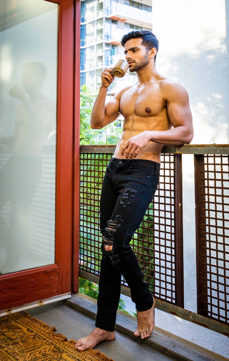 Male model photo shoot of Savio Jose by RM Brewer in San Diego