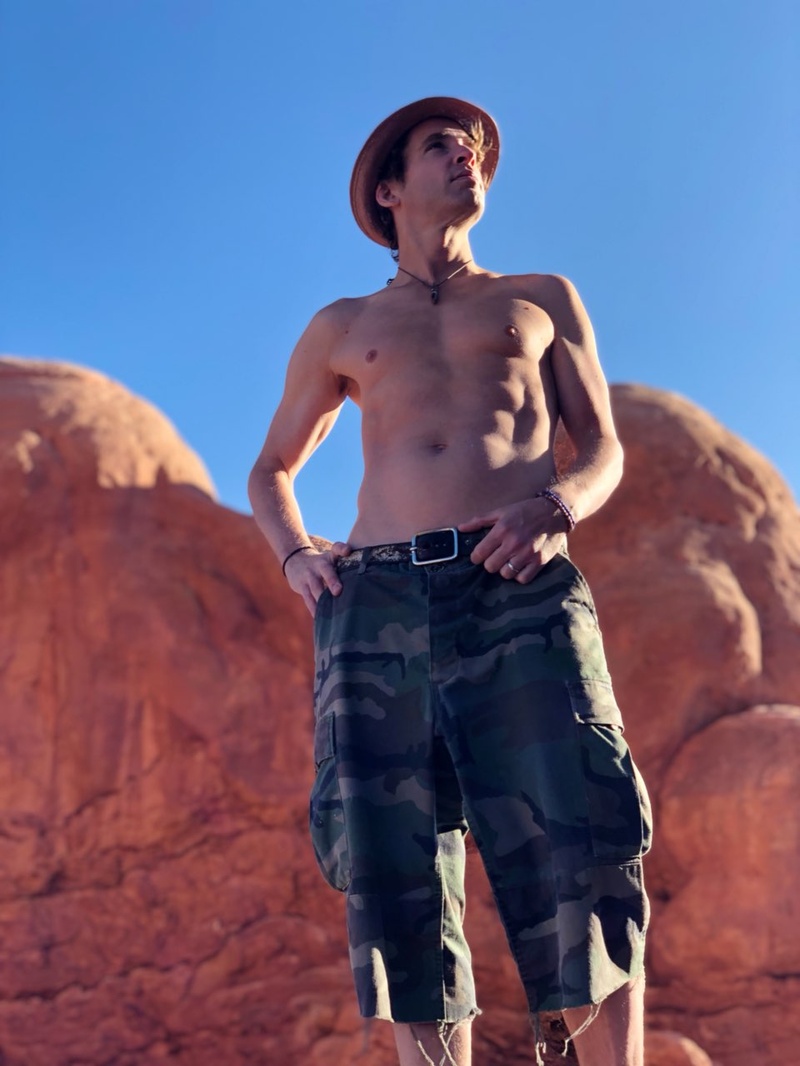 Male model photo shoot of LeRoy Esq in Arches National Park (Moab, UT)