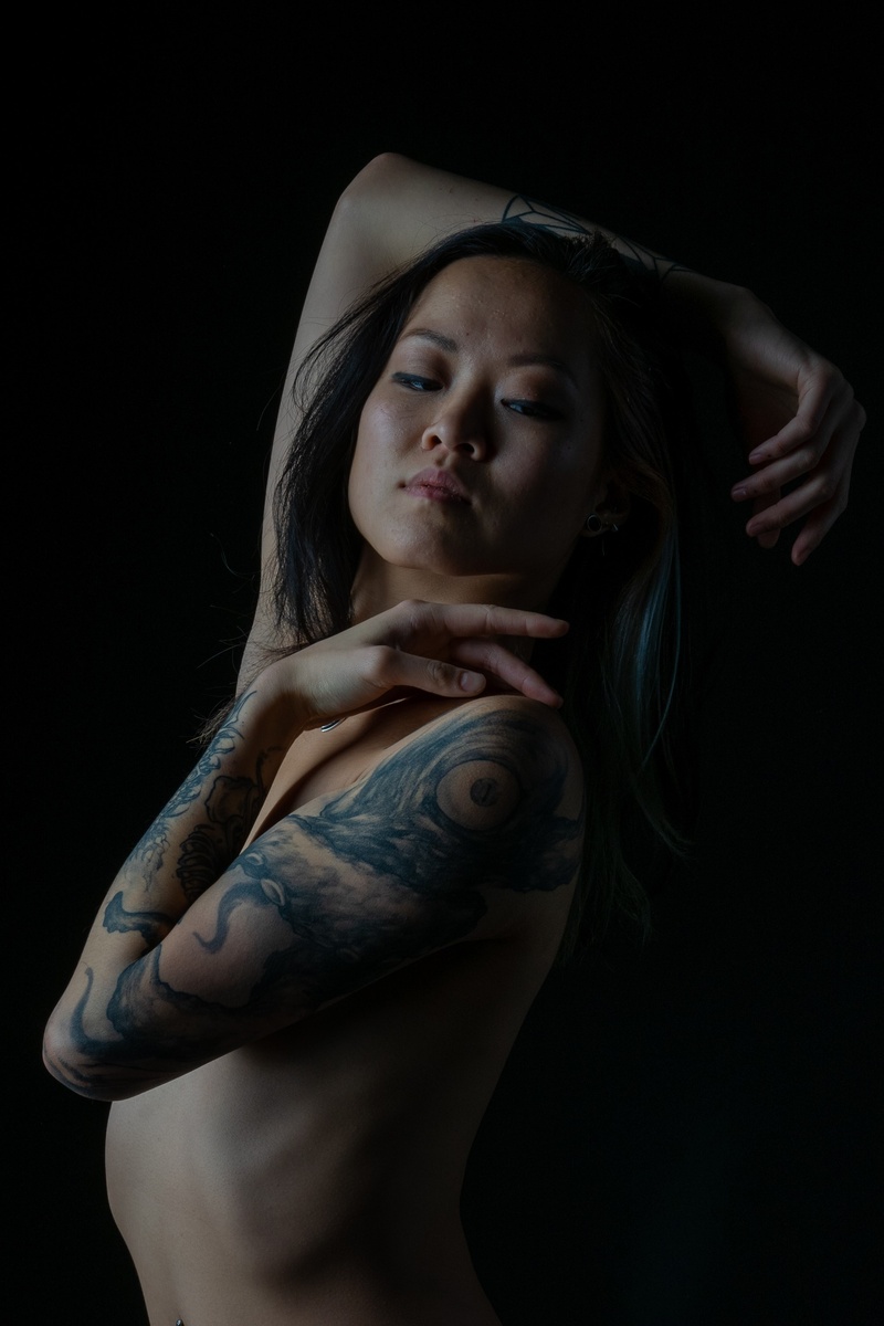 Male and Female model photo shoot of dwaddling and Sindal Xie in Etobicoke