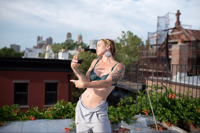 Female model photo shoot of Cecelia Shaw by iain Geoghan in Brooklyn, NY