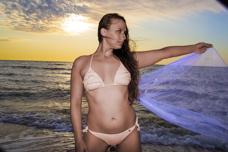 Female model photo shoot of MsSterling by Texas Grace Photography in Corpus Christi Beach
