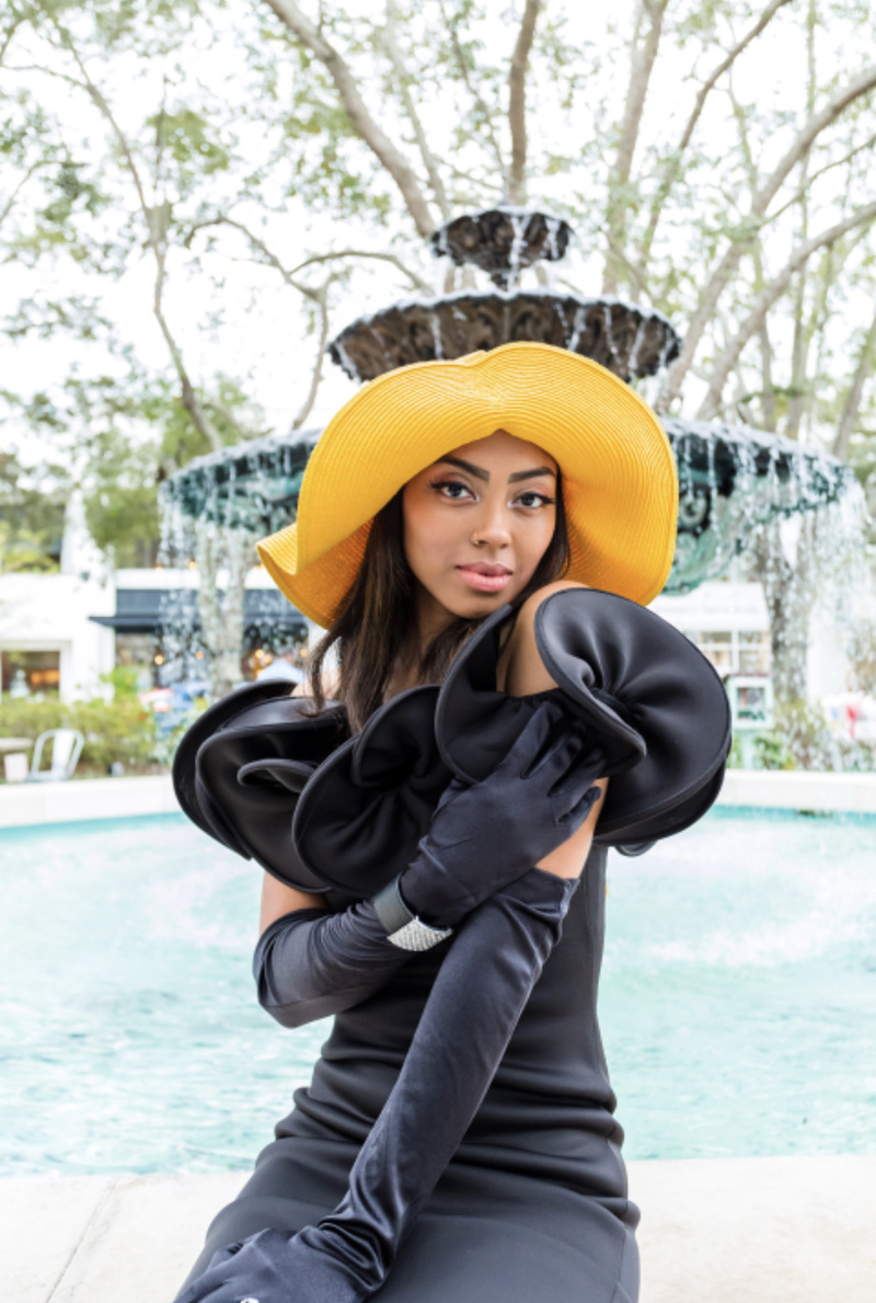 Female model photo shoot of Kaira  in Hyde Park Village, Tampa, FL