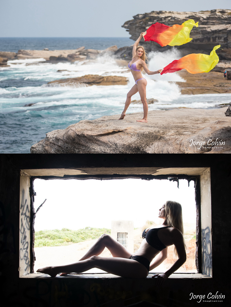 Male and Female model photo shoot of Jorge Colvin and Ines B in Sydney