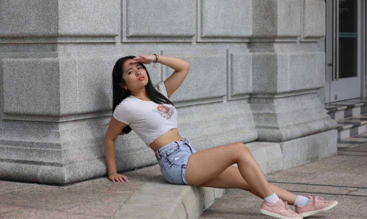 Female model photo shoot of angel_aber in singapore