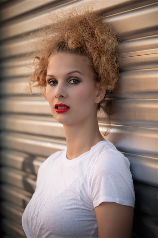 Female model photo shoot of Martta Rebekka in Downtown Los Angeles