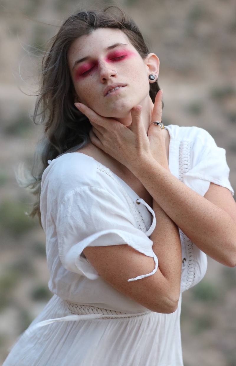 Female model photo shoot of PUTRIDroaches in Gates Pass, Arizona