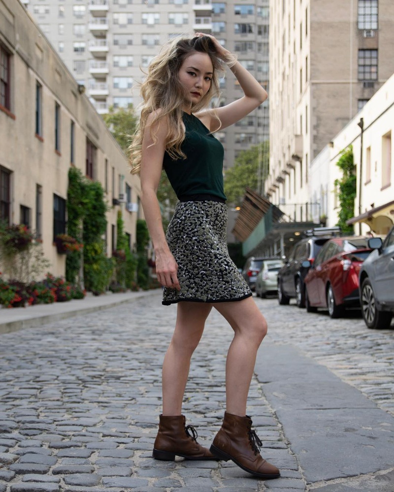 Female model photo shoot of modelanara in New York City