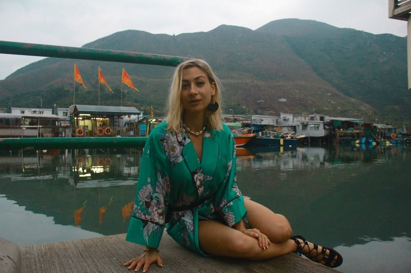 Female model photo shoot of RiaL  in Tai O island, Hong Kong