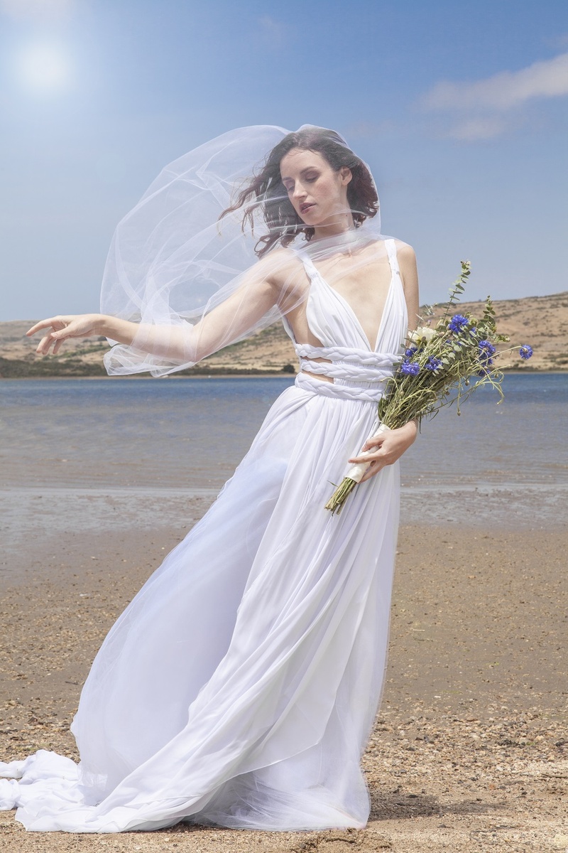 Female model photo shoot of -JenniferJones- by phasionation, clothing designed by Kata Mari FashionDesign