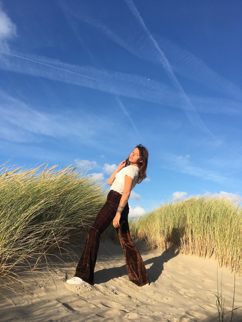 Female model photo shoot of Ariel The Styler in Dunes, Scheveningen