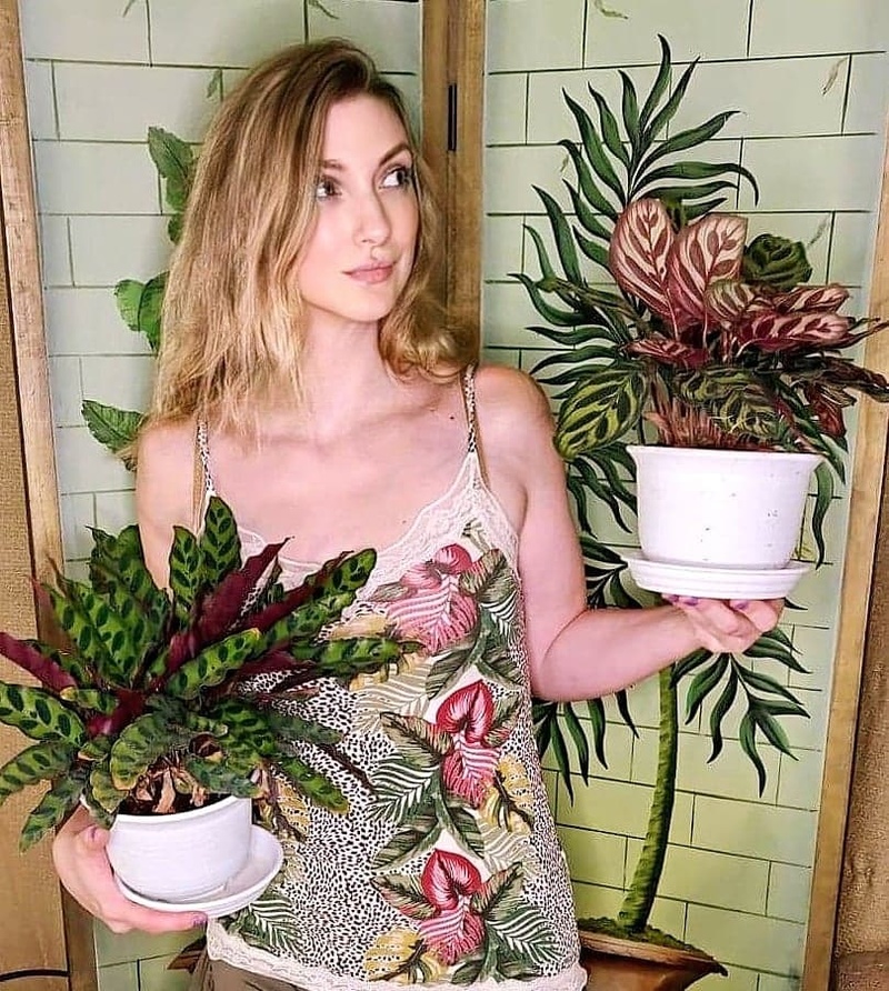 Female model photo shoot of Plantsagram and Katlin Sumners in Fredericksburg, wardrobe styled by Model Trends