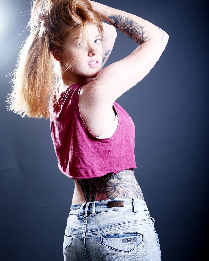 Female model photo shoot of Shannon Egerton