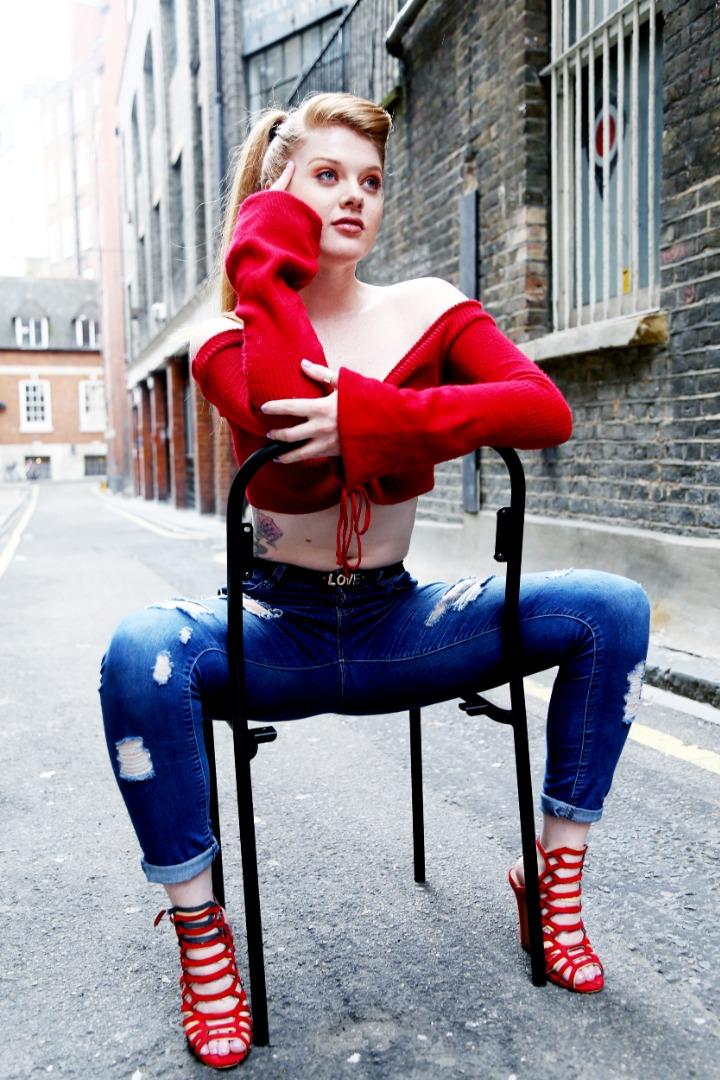 Female model photo shoot of Shannon Egerton