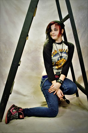 Female model photo shoot of HarleyHomiciDoll in Ohio