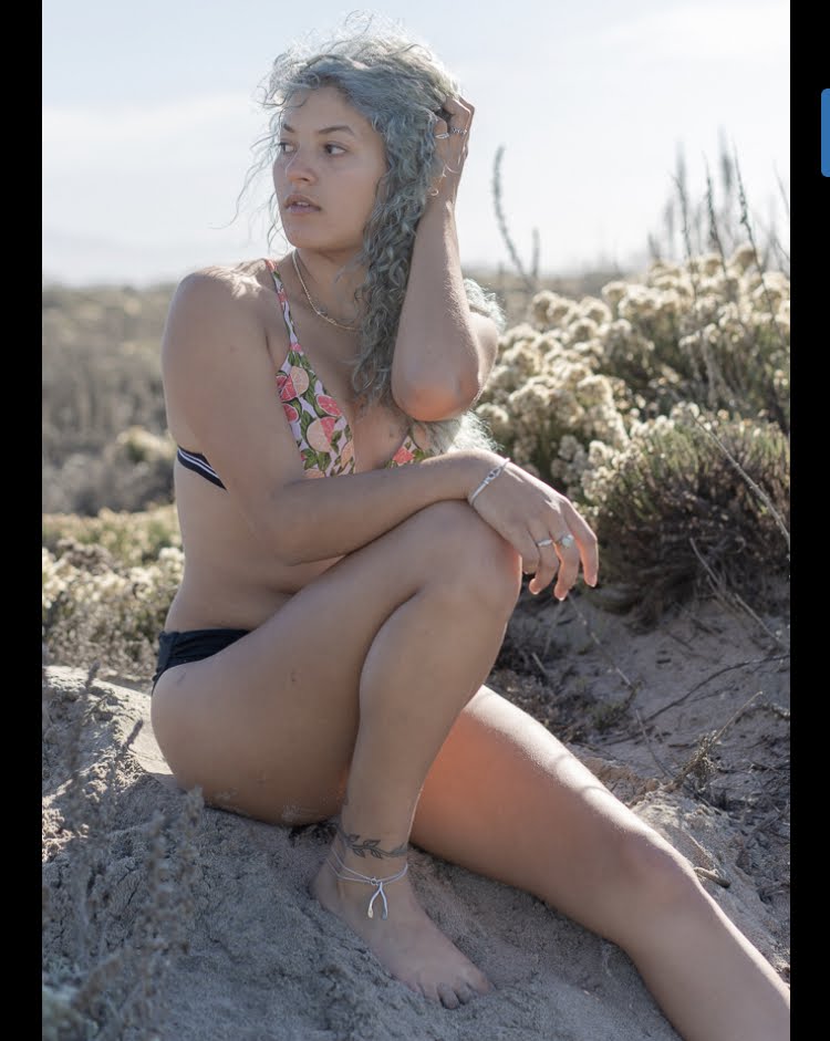 Female model photo shoot of CleverTulip in Moss Landing