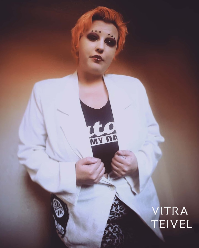 Female model photo shoot of Vitra teviel