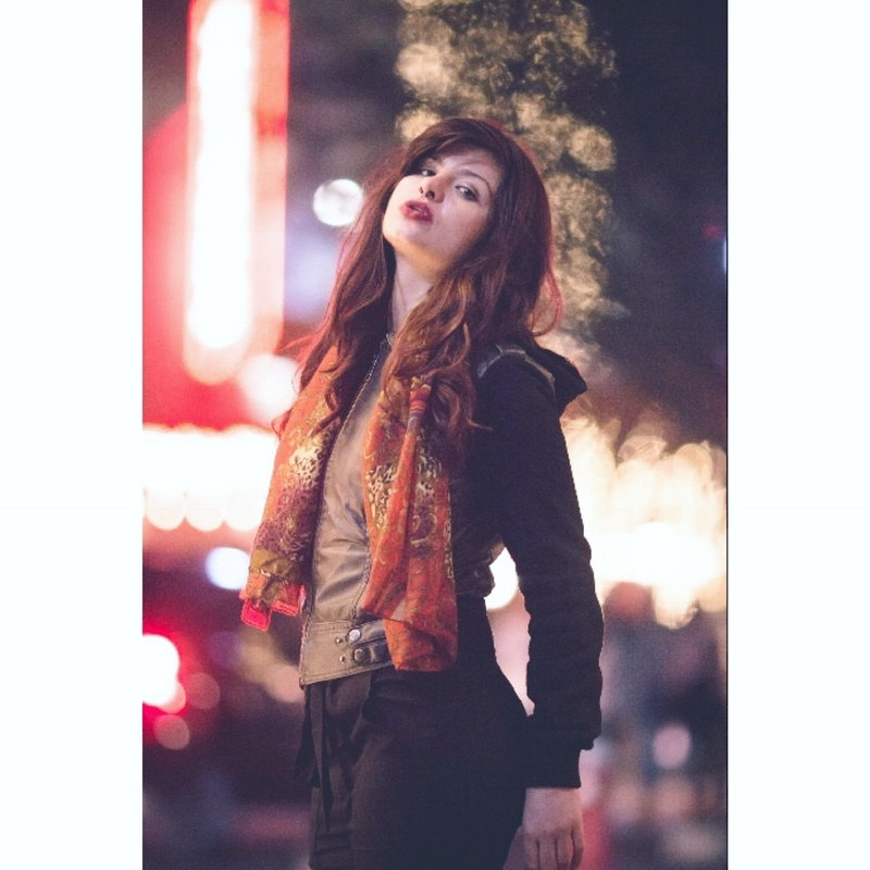 Female model photo shoot of Amber_Red