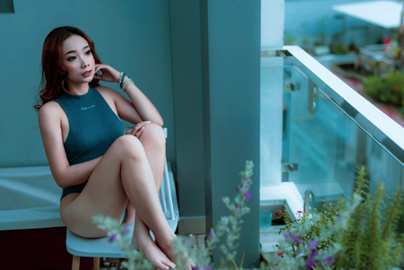 Female model photo shoot of Trinh Truong