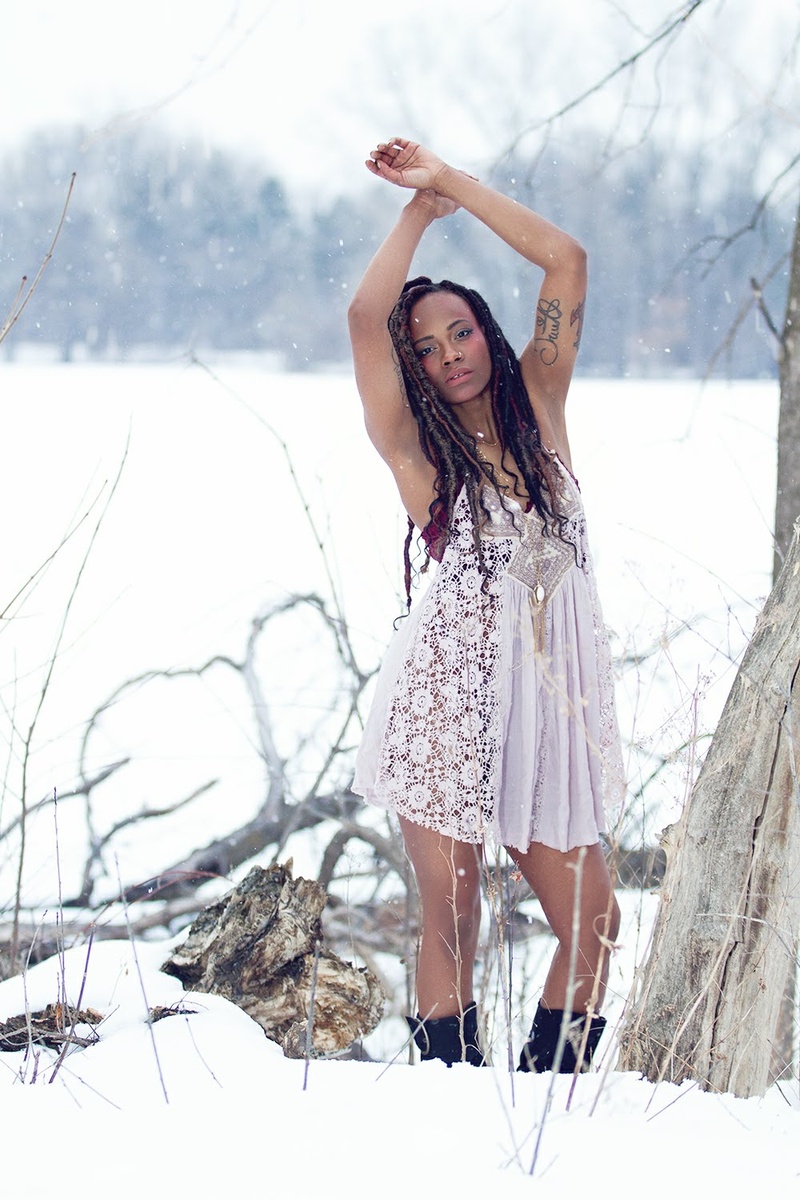 Female model photo shoot of Chanell aka Karma in Minneapolis, MN