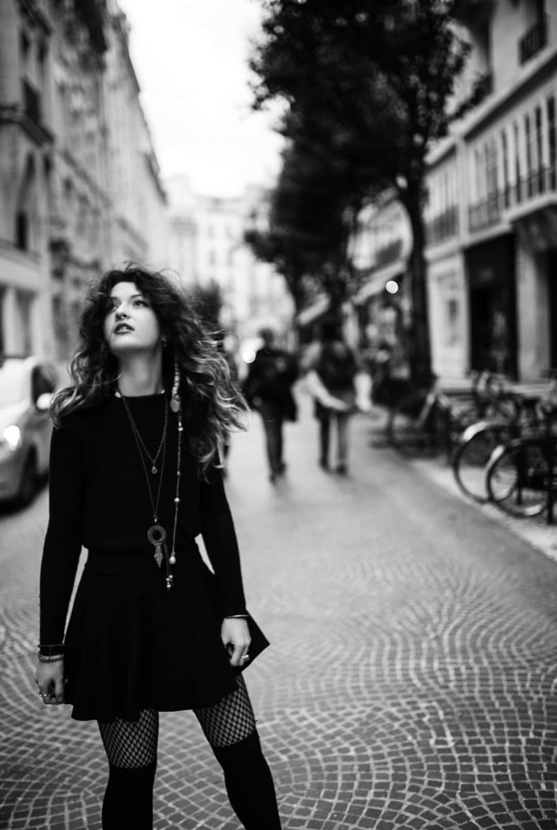 Female model photo shoot of -Lou in Paris