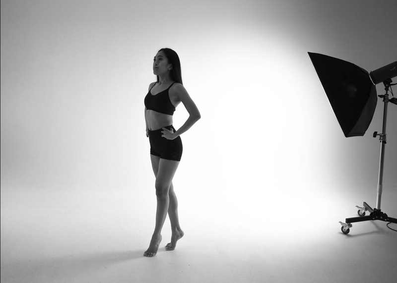 Female model photo shoot of maryannmontalbo by elisung in Fam Studio Photography