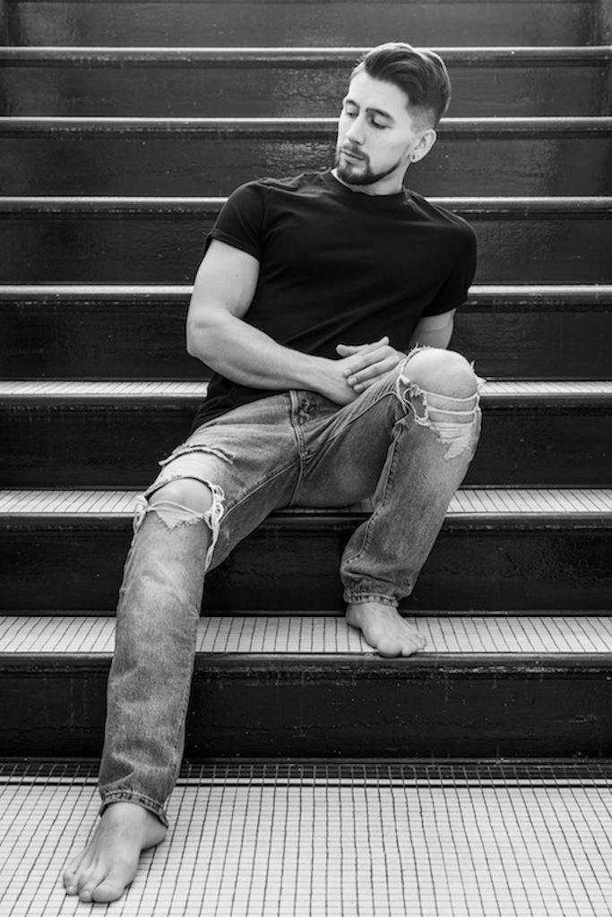 Male model photo shoot of Ryan Zamora by Erica Wollmering