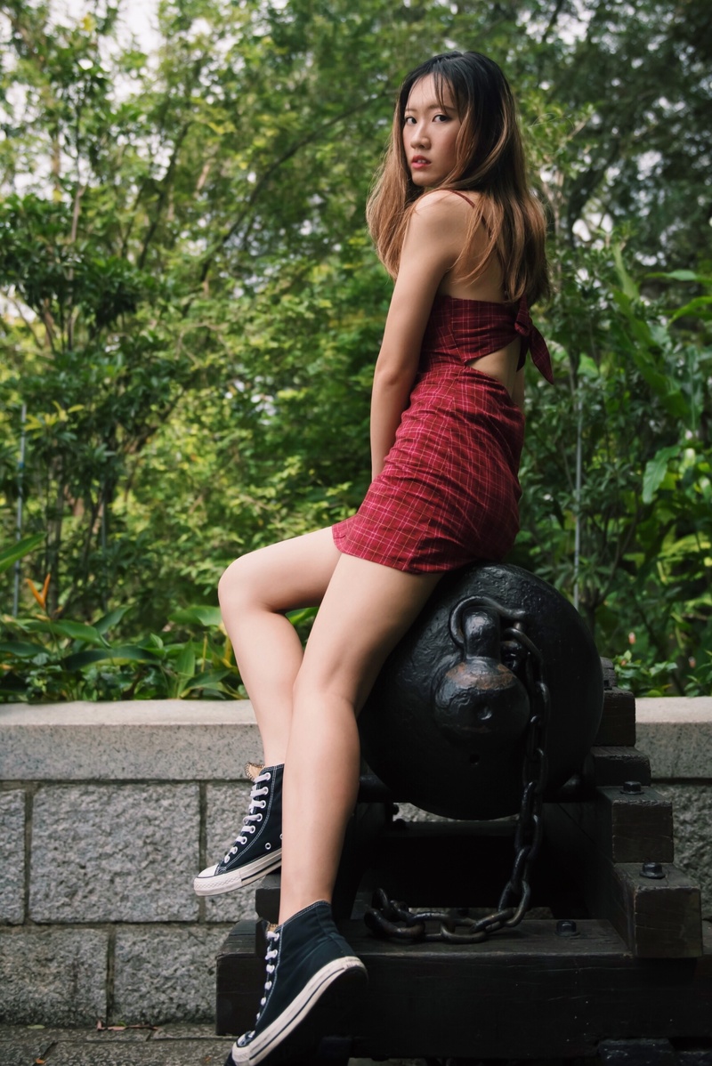 Female model photo shoot of heartsandtarts by Kentojin