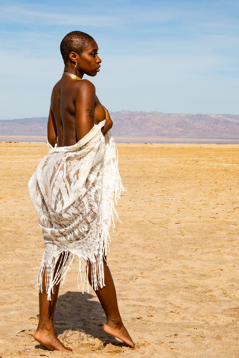 Female model photo shoot of KarmaKitten by Desert Photo Adventures in Salton City