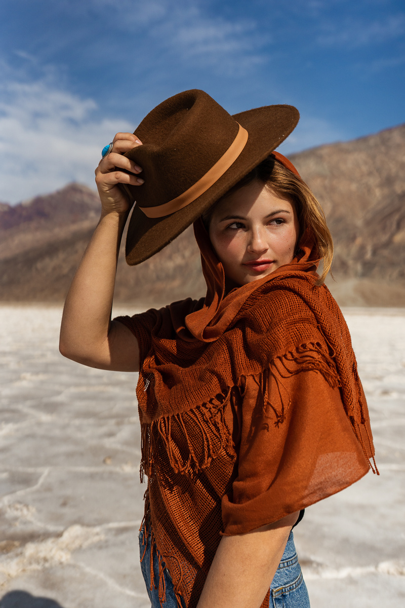 Female model photo shoot of DanielsSarah in Death Valley