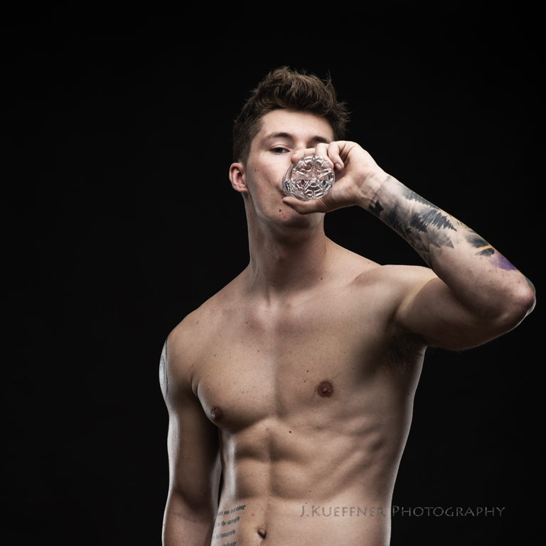 Male model photo shoot of JKueffnerPhotography in Studio 315, Omaha