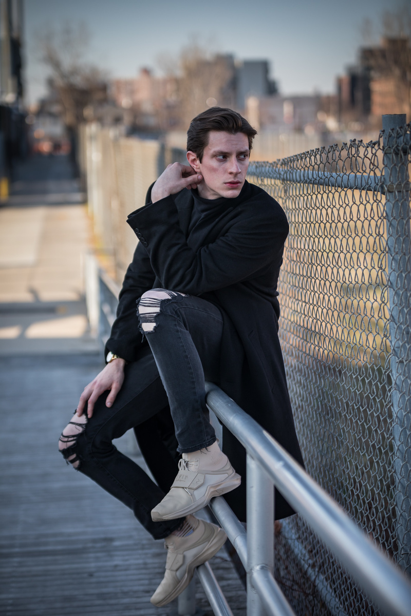 Male model photo shoot of Alex Thomas in Coney Island