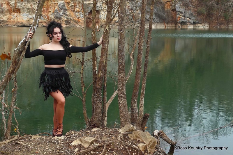 Female model photo shoot of Lily Deva in Ijaams Nature Center