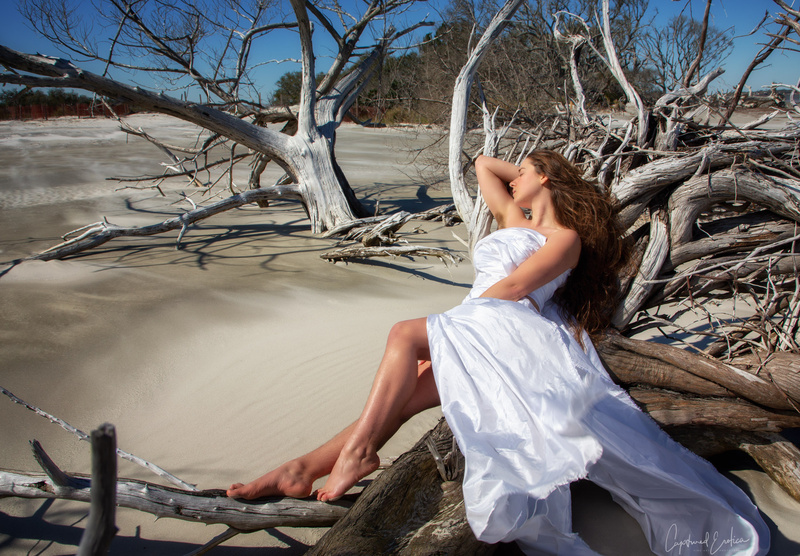 Female model photo shoot of I D K in Jekyll Island