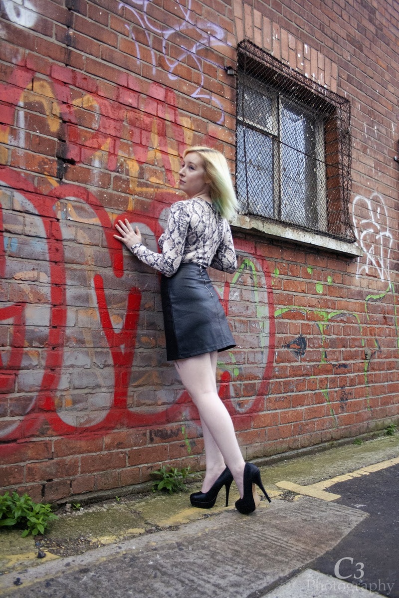 Female model photo shoot of Pixie Darksorrow by C3 Photography in Belfast City Centre