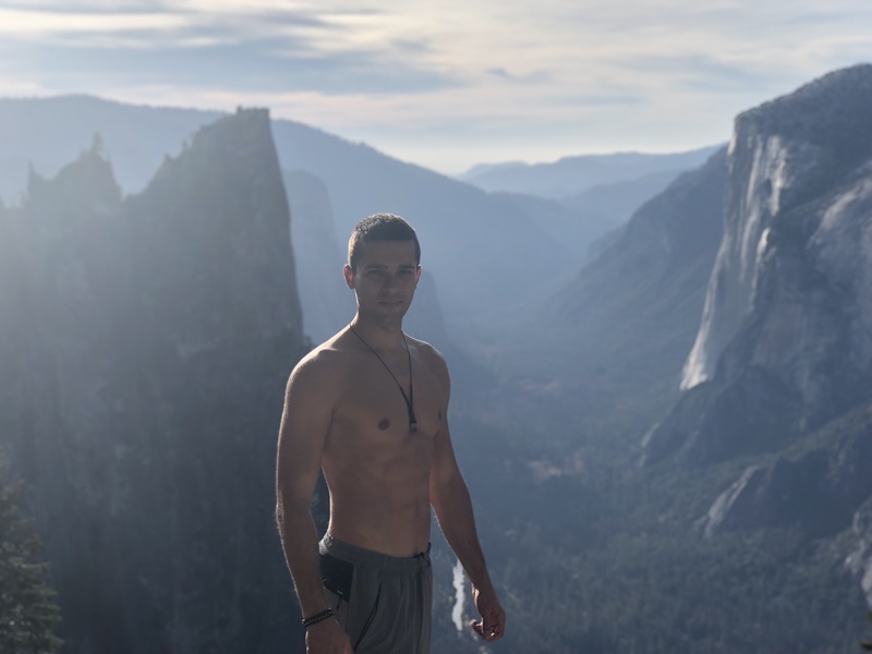 Male model photo shoot of Shargose in Yosemite National Park