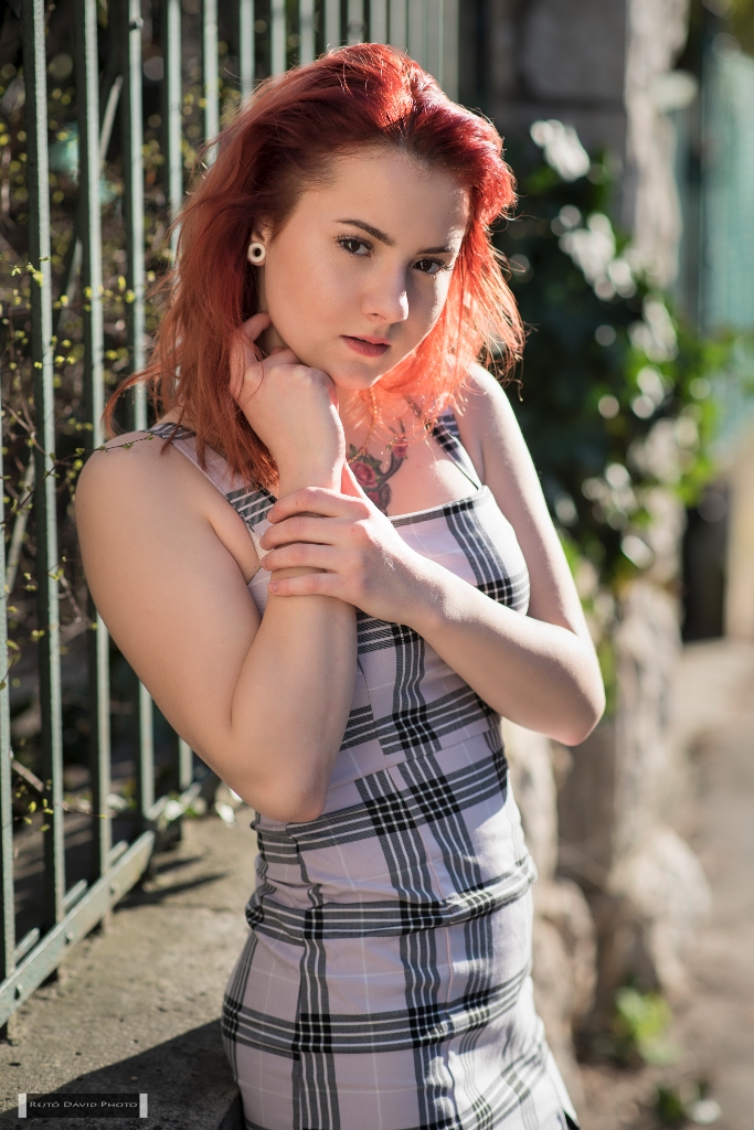 Female model photo shoot of RedCherry by zendave