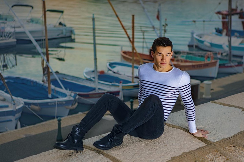 Male model photo shoot of Photographe St-Tropez
