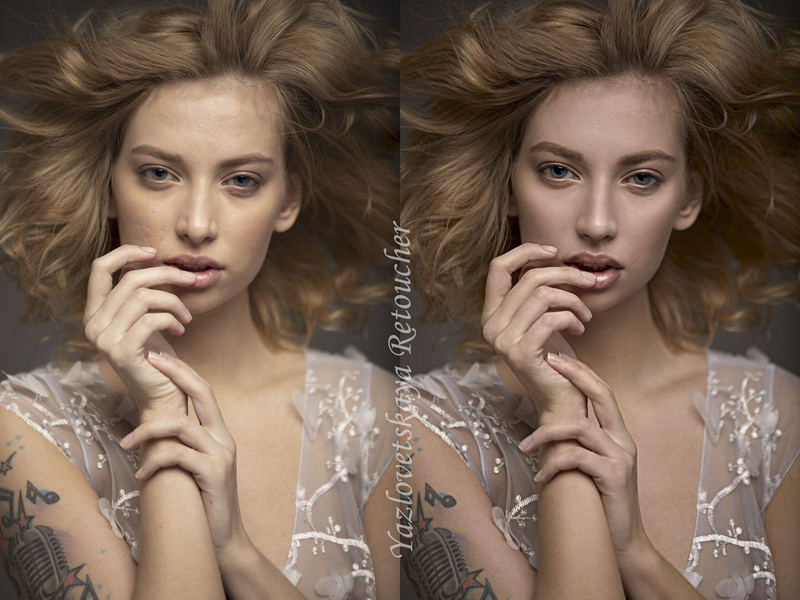 Female model photo shoot of Yazlovetska Retoucher