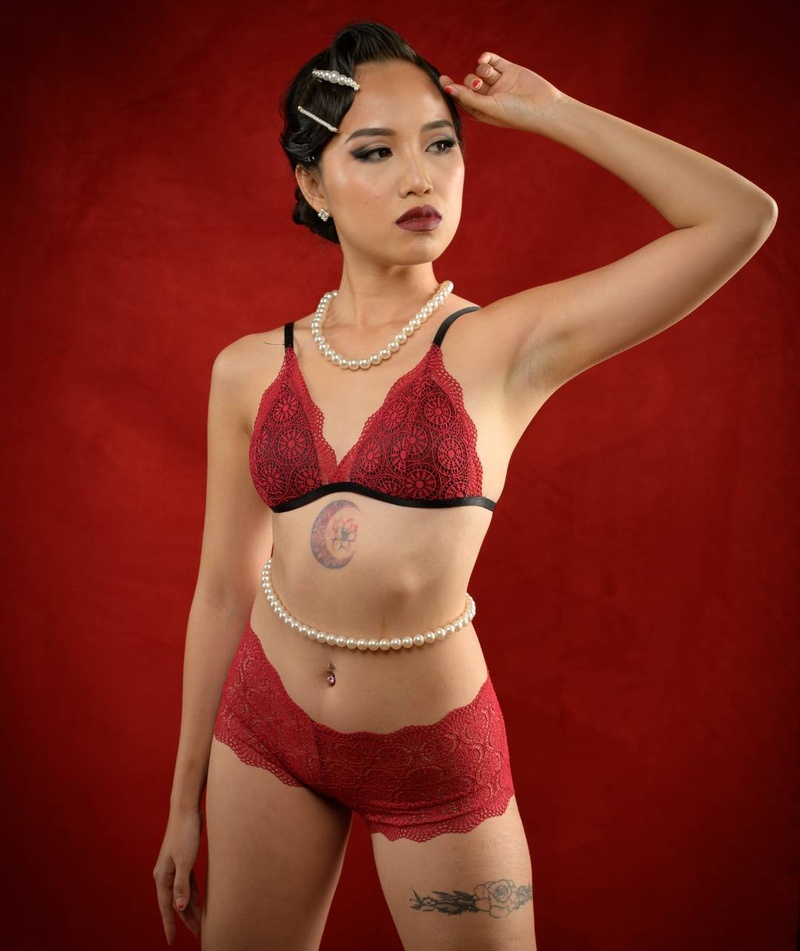 Female model photo shoot of RaVenNguyen