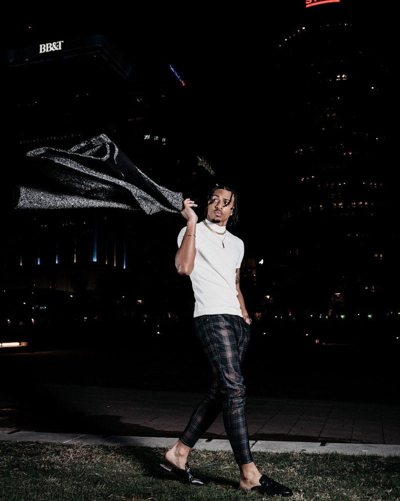 Male model photo shoot of JordanKemal in Tampa Riverwalk