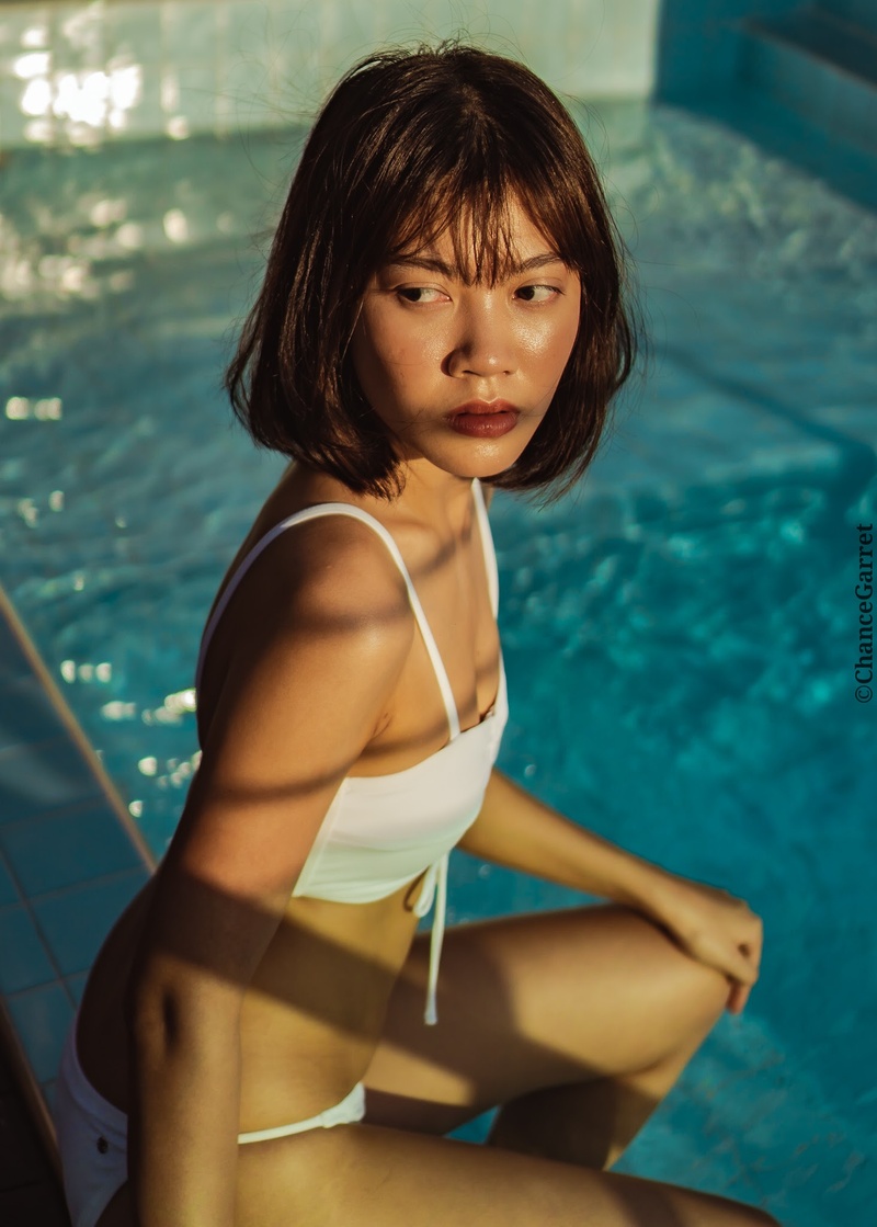 Female model photo shoot of pacharawang