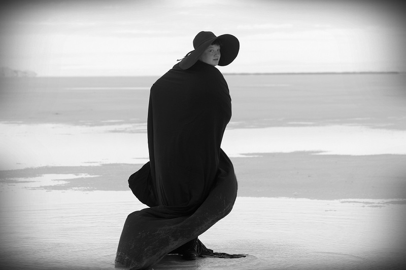 Female model photo shoot of Wicked Form Photography in Bonneville Salt Flats , UT