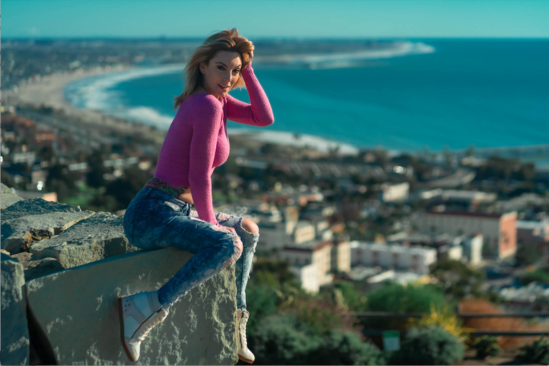 Female model photo shoot of Shauna Toerner by ArminHammer in Ventura