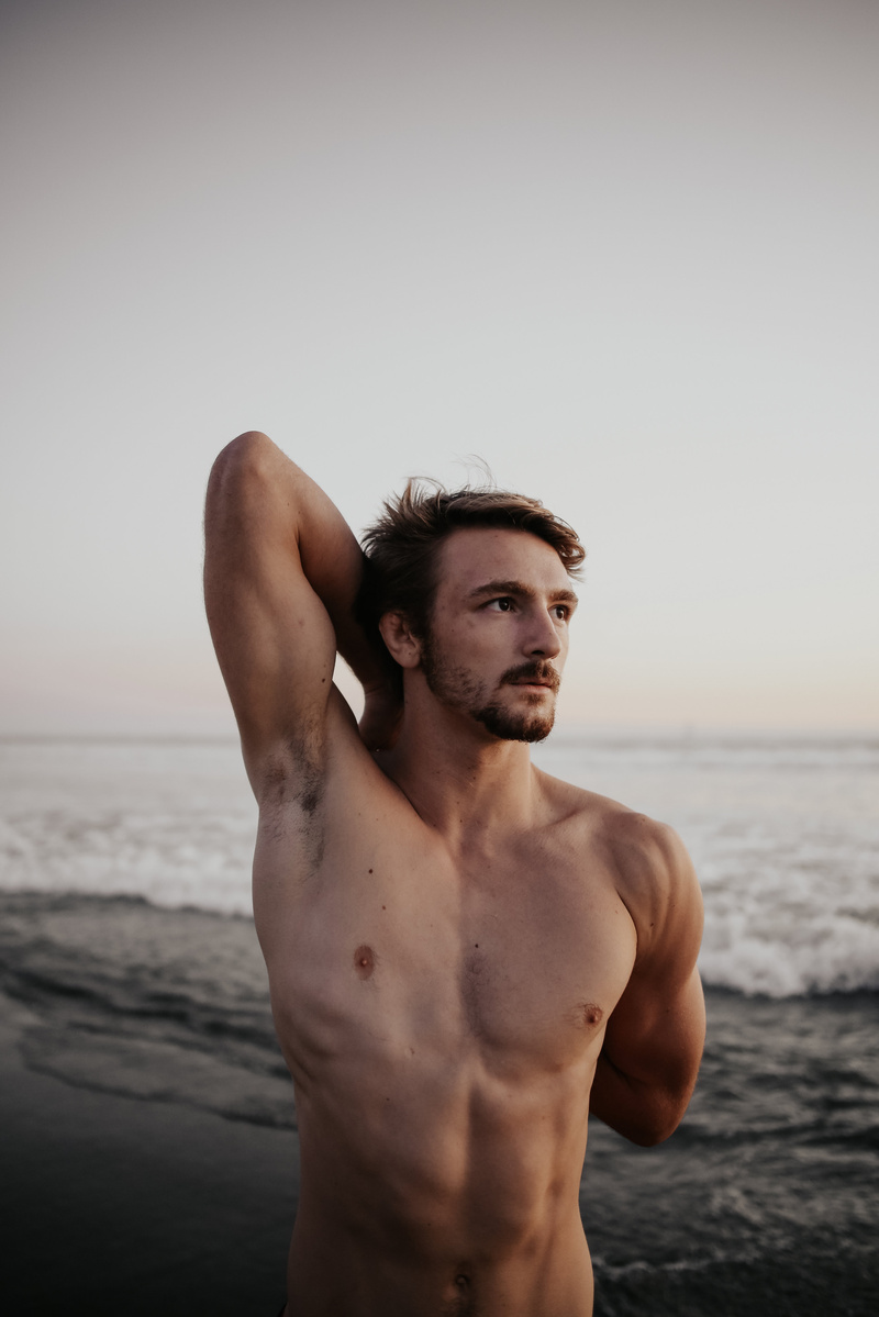Male model photo shoot of ezrayogi in Venice