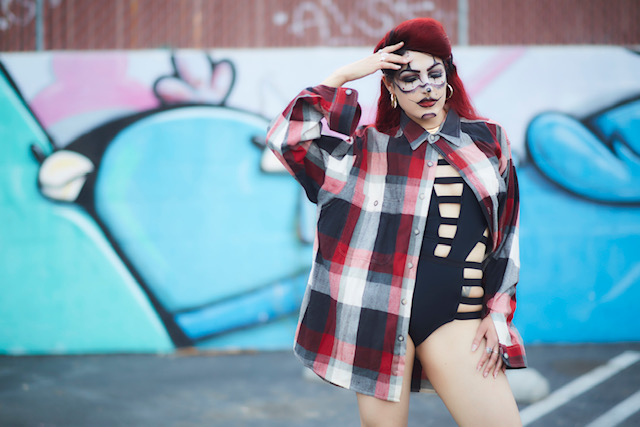Female model photo shoot of SisterBonez II in Echo Park