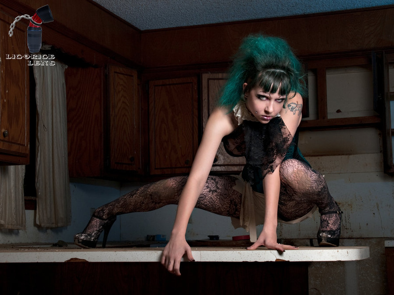 Female model photo shoot of TheVoidWolf by LicoriceLens in Del City, Oklahoma