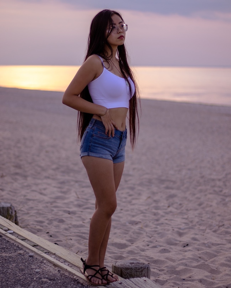 Female model photo shoot of Condrea in Port Jefferson, New York