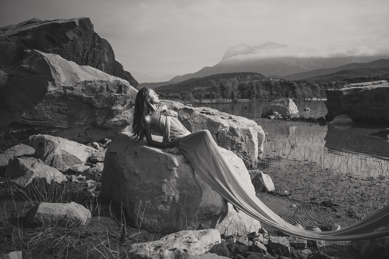 Female model photo shoot of Zhaklin in Andora