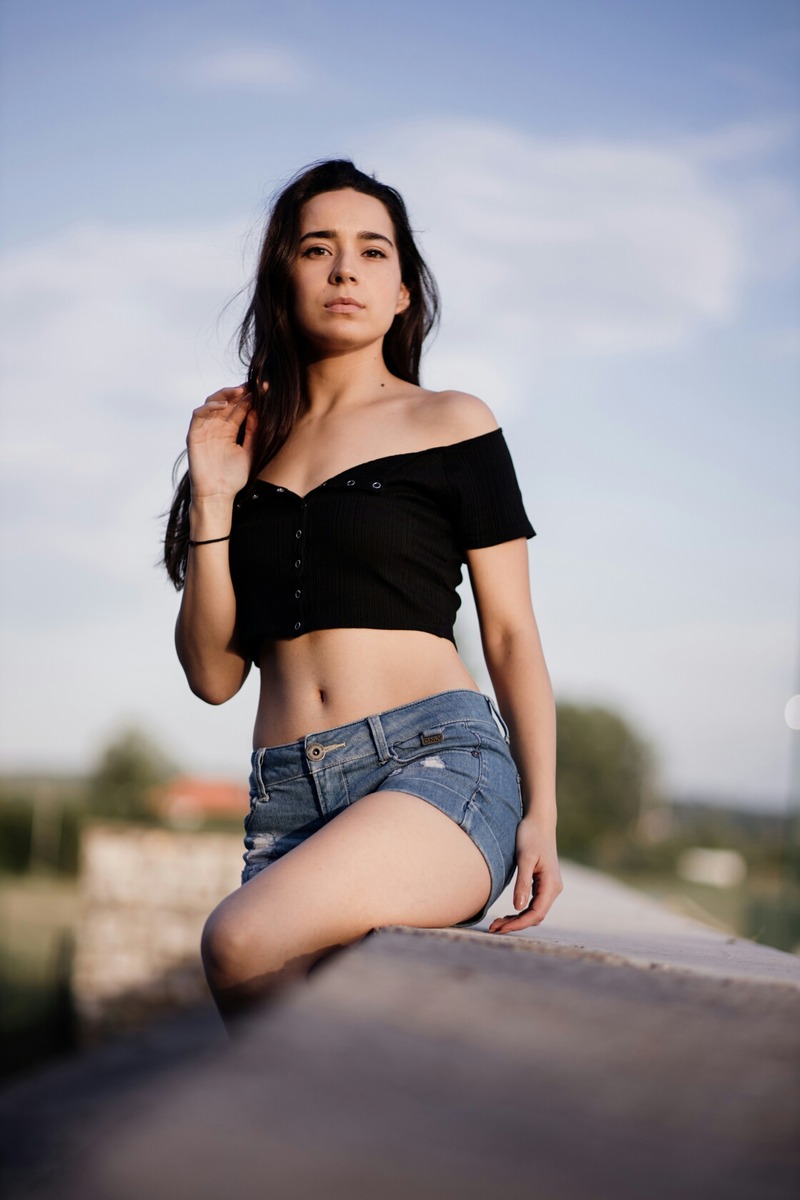 Female model photo shoot of Lenaa in Smederevska Palanka, Serbia